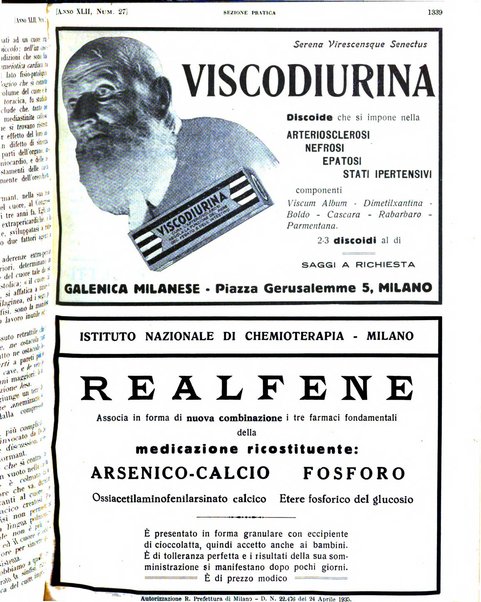 Il policlinico. Sezione pratica periodico di medicina, chirurgia e igiene