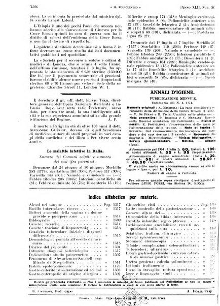 Il policlinico. Sezione pratica periodico di medicina, chirurgia e igiene