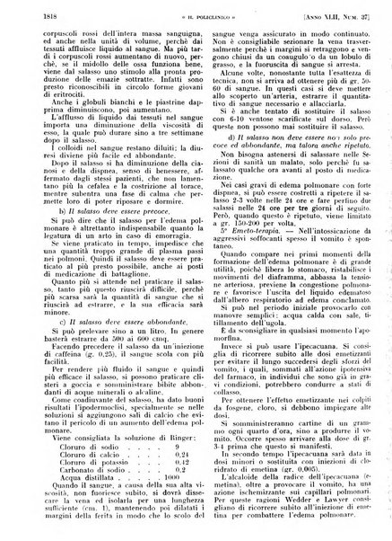 Il policlinico. Sezione pratica periodico di medicina, chirurgia e igiene