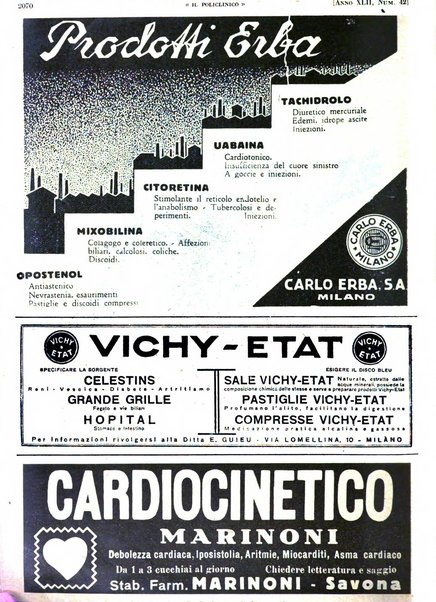 Il policlinico. Sezione pratica periodico di medicina, chirurgia e igiene