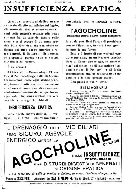 Il policlinico. Sezione pratica periodico di medicina, chirurgia e igiene