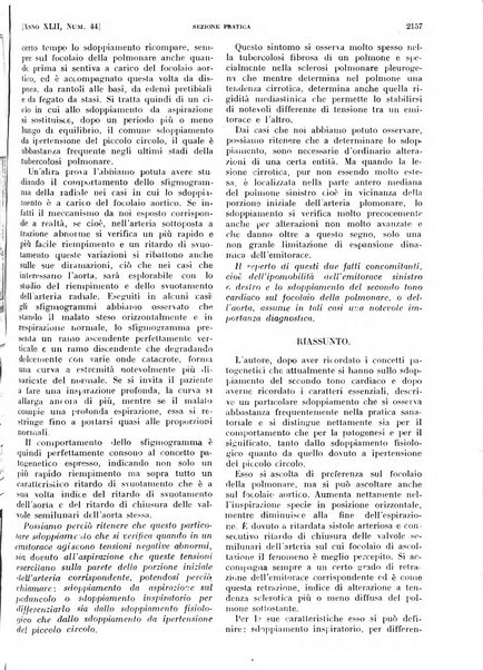 Il policlinico. Sezione pratica periodico di medicina, chirurgia e igiene