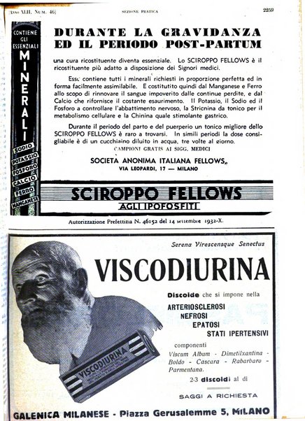 Il policlinico. Sezione pratica periodico di medicina, chirurgia e igiene