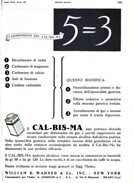 Il policlinico. Sezione pratica periodico di medicina, chirurgia e igiene