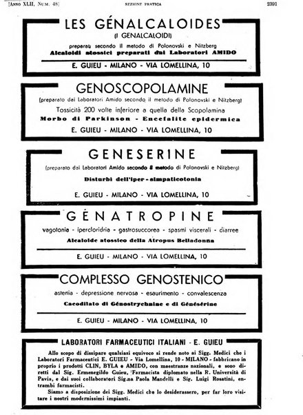 Il policlinico. Sezione pratica periodico di medicina, chirurgia e igiene