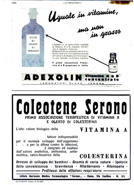 Il policlinico. Sezione pratica periodico di medicina, chirurgia e igiene