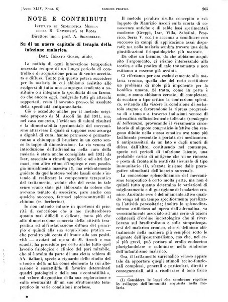 Il policlinico. Sezione pratica periodico di medicina, chirurgia e igiene