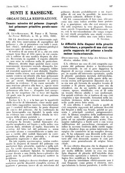 Il policlinico. Sezione pratica periodico di medicina, chirurgia e igiene