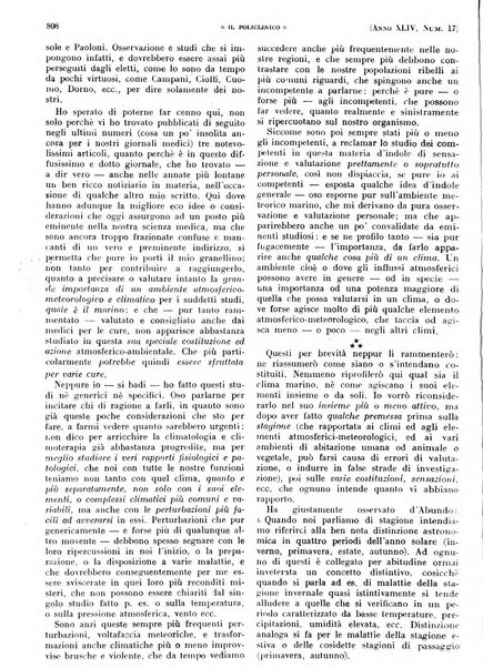 Il policlinico. Sezione pratica periodico di medicina, chirurgia e igiene