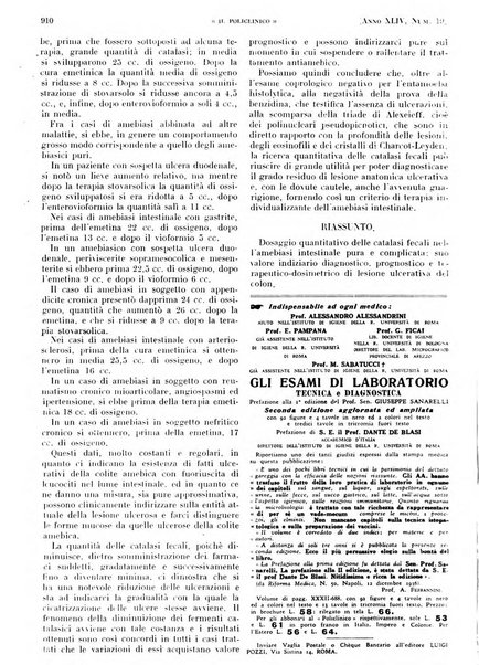 Il policlinico. Sezione pratica periodico di medicina, chirurgia e igiene