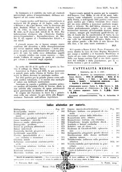 Il policlinico. Sezione pratica periodico di medicina, chirurgia e igiene