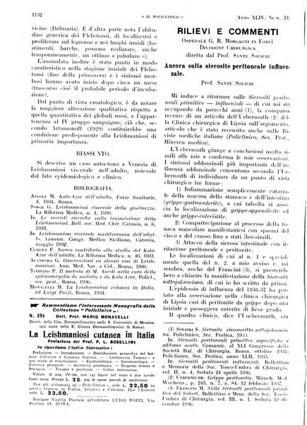 Il policlinico. Sezione pratica periodico di medicina, chirurgia e igiene