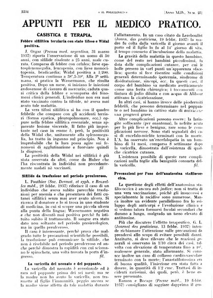 Il policlinico. Sezione pratica periodico di medicina, chirurgia e igiene