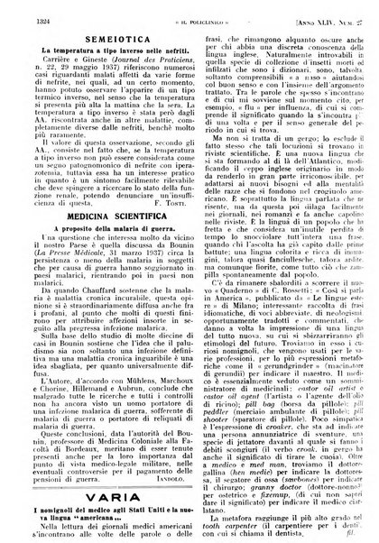 Il policlinico. Sezione pratica periodico di medicina, chirurgia e igiene