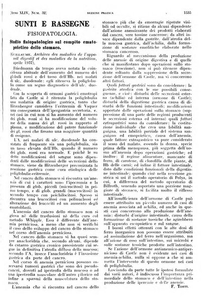 Il policlinico. Sezione pratica periodico di medicina, chirurgia e igiene