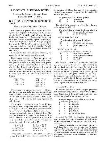 Il policlinico. Sezione pratica periodico di medicina, chirurgia e igiene