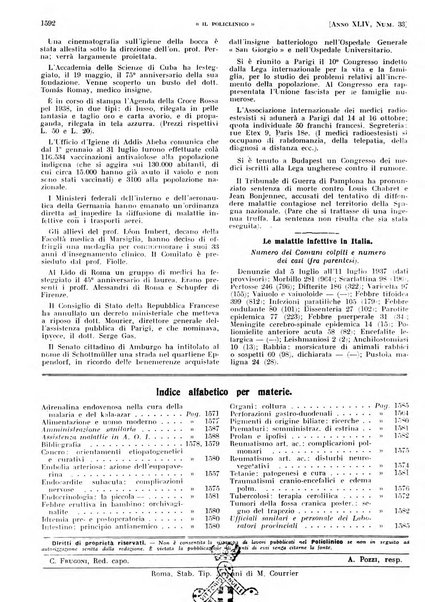 Il policlinico. Sezione pratica periodico di medicina, chirurgia e igiene