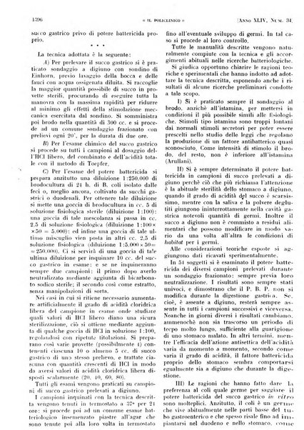 Il policlinico. Sezione pratica periodico di medicina, chirurgia e igiene