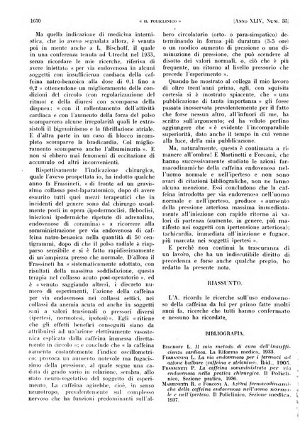 Il policlinico. Sezione pratica periodico di medicina, chirurgia e igiene