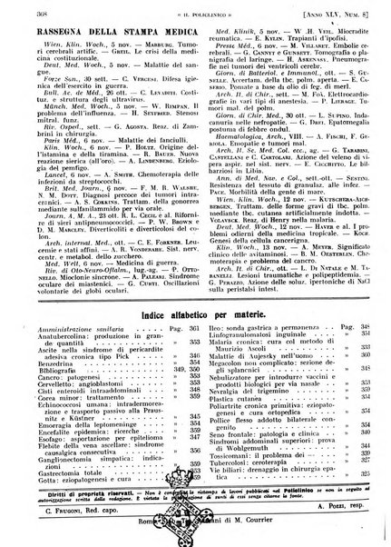 Il policlinico. Sezione pratica periodico di medicina, chirurgia e igiene