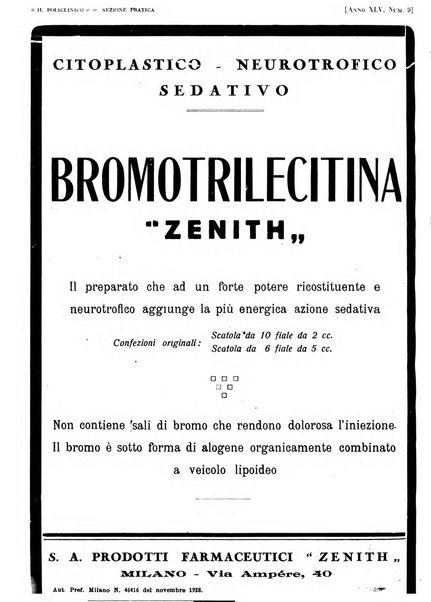 Il policlinico. Sezione pratica periodico di medicina, chirurgia e igiene