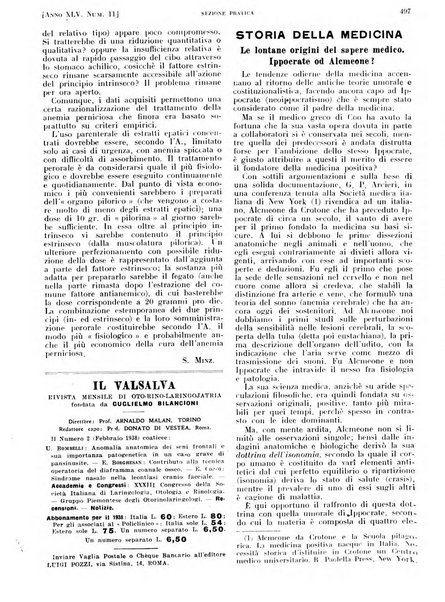 Il policlinico. Sezione pratica periodico di medicina, chirurgia e igiene