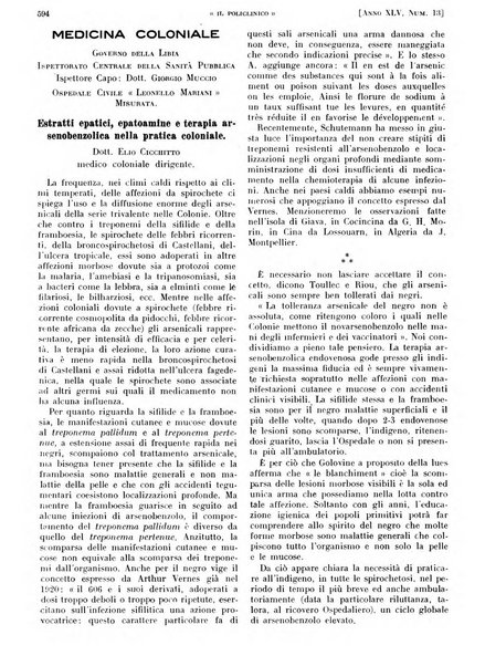 Il policlinico. Sezione pratica periodico di medicina, chirurgia e igiene