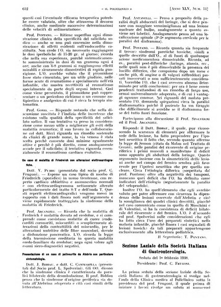 Il policlinico. Sezione pratica periodico di medicina, chirurgia e igiene