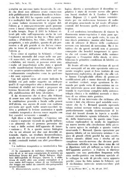 Il policlinico. Sezione pratica periodico di medicina, chirurgia e igiene