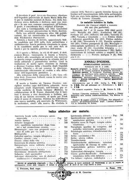 Il policlinico. Sezione pratica periodico di medicina, chirurgia e igiene