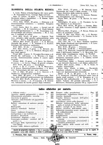 Il policlinico. Sezione pratica periodico di medicina, chirurgia e igiene