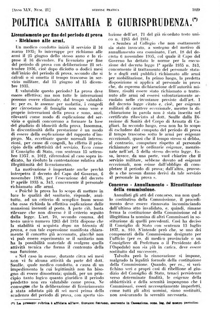 Il policlinico. Sezione pratica periodico di medicina, chirurgia e igiene