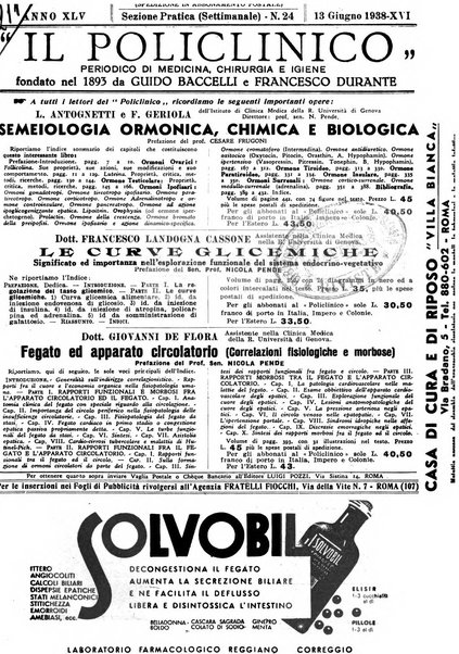 Il policlinico. Sezione pratica periodico di medicina, chirurgia e igiene