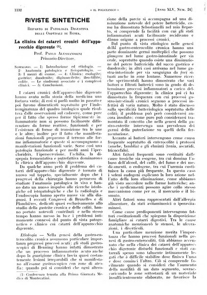 Il policlinico. Sezione pratica periodico di medicina, chirurgia e igiene