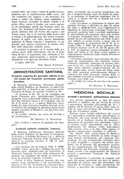 Il policlinico. Sezione pratica periodico di medicina, chirurgia e igiene