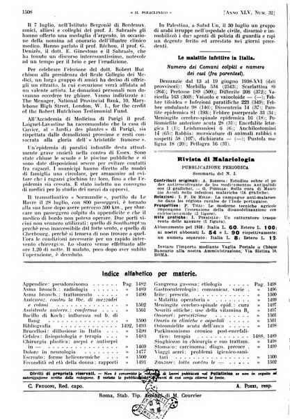 Il policlinico. Sezione pratica periodico di medicina, chirurgia e igiene