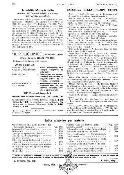 Il policlinico. Sezione pratica periodico di medicina, chirurgia e igiene