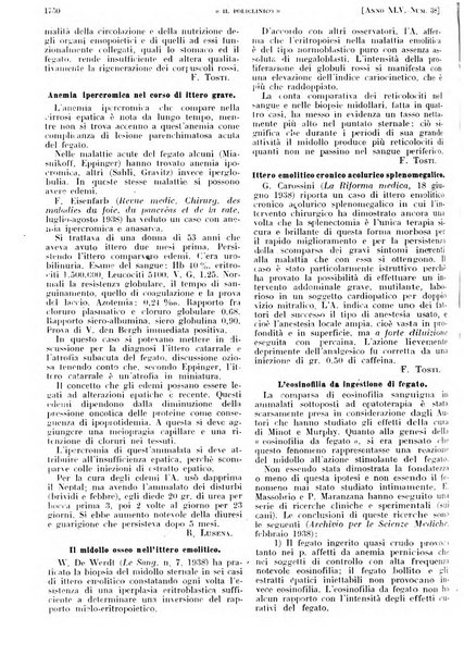 Il policlinico. Sezione pratica periodico di medicina, chirurgia e igiene