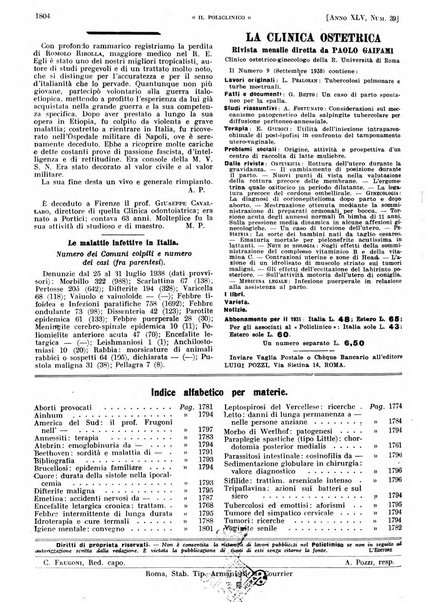 Il policlinico. Sezione pratica periodico di medicina, chirurgia e igiene