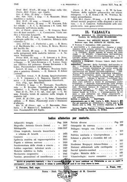 Il policlinico. Sezione pratica periodico di medicina, chirurgia e igiene