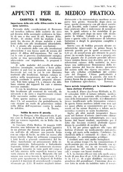 Il policlinico. Sezione pratica periodico di medicina, chirurgia e igiene