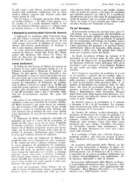 Il policlinico. Sezione pratica periodico di medicina, chirurgia e igiene