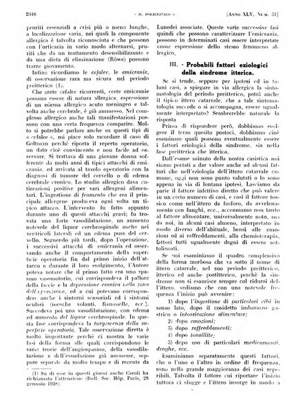 Il policlinico. Sezione pratica periodico di medicina, chirurgia e igiene