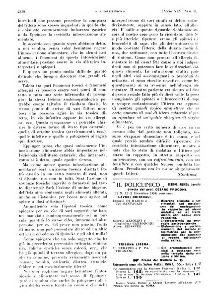 Il policlinico. Sezione pratica periodico di medicina, chirurgia e igiene