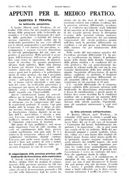 Il policlinico. Sezione pratica periodico di medicina, chirurgia e igiene