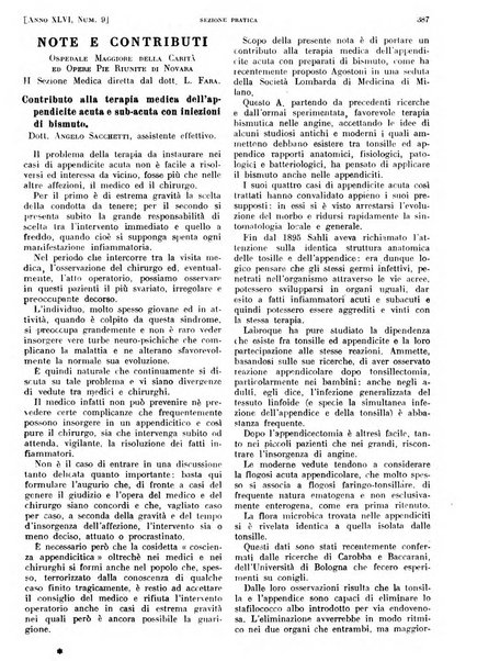 Il policlinico. Sezione pratica periodico di medicina, chirurgia e igiene