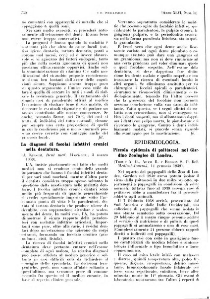 Il policlinico. Sezione pratica periodico di medicina, chirurgia e igiene