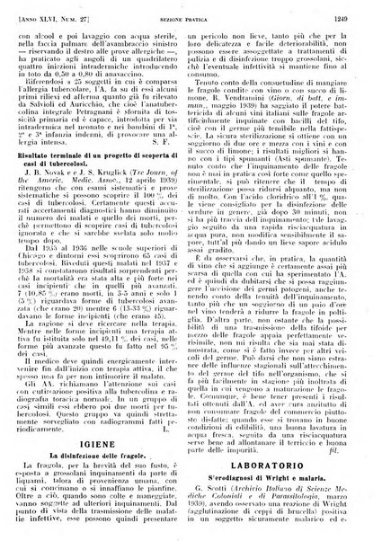 Il policlinico. Sezione pratica periodico di medicina, chirurgia e igiene