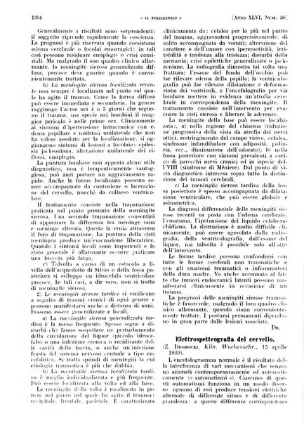 Il policlinico. Sezione pratica periodico di medicina, chirurgia e igiene