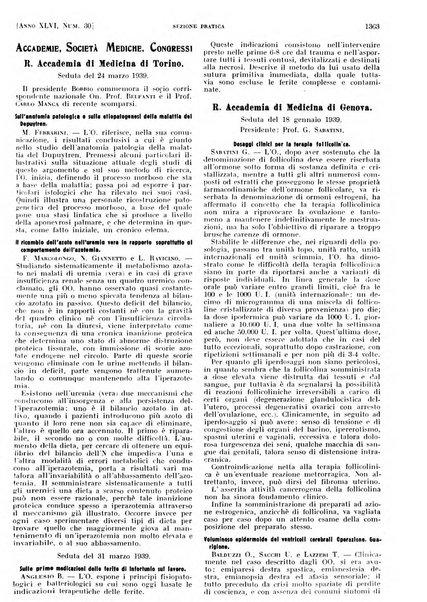 Il policlinico. Sezione pratica periodico di medicina, chirurgia e igiene